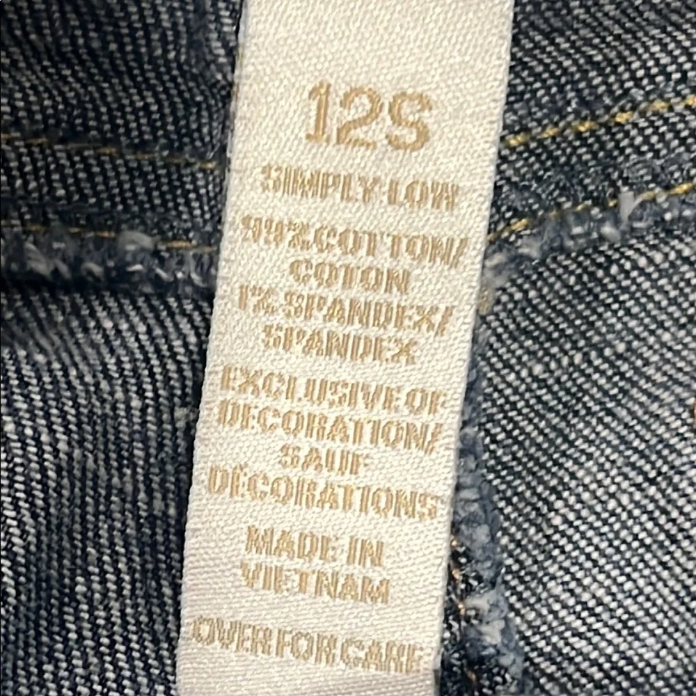 Justice Blue Straight Leg Jeans with Classic Style